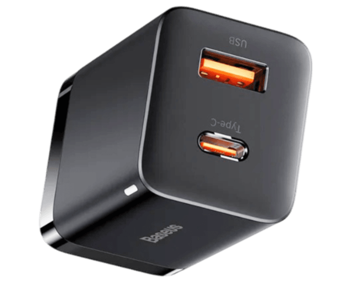 ACCBAS0048 Baseus Super Si Pro Dual Port Fast Charger 30W - Image 1