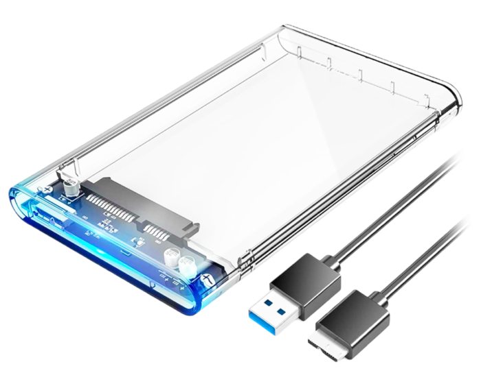 ACCOSC001 OSCOO Hard Disk Enclosure 2.5 SATA SSD/HDD - Image 1