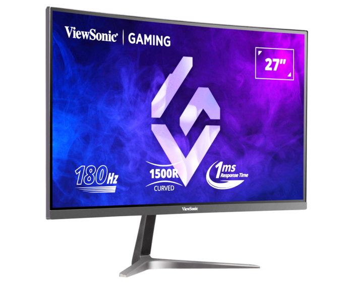 ViewSonic VX2718-PC-MHD 27'' 165HZ Curved Gaming Monitor - Image 1
