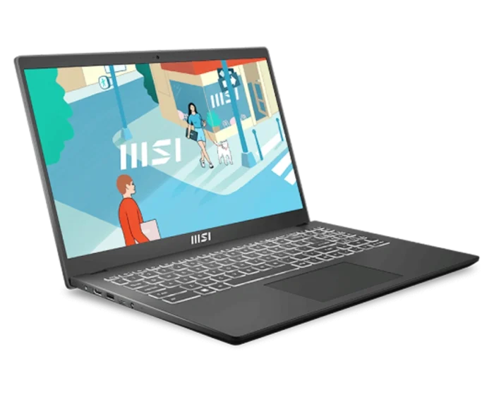MSI Modern15 B13M (intel Core i7-1355U/16GB RAM/1TB NVMe SSD/15.6 FHD/DOS)
