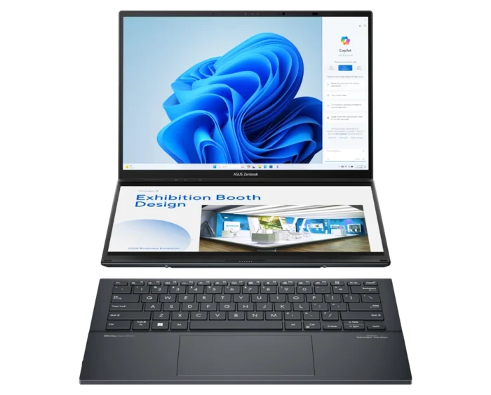 ASUS Zenbook DUO 14 OLED UX8406CA - PZ229WS(Intel® Core™ Ultra 9 Processor 285H/32GB RAM DDR5X/1TB M.2 NVMe™ PCIe® 4.0 SSD/14.0-inch, 3K (2880 x 1800) OLED /Microsoft Office Home & Student 2024/Windows 11 Home) - Image 2