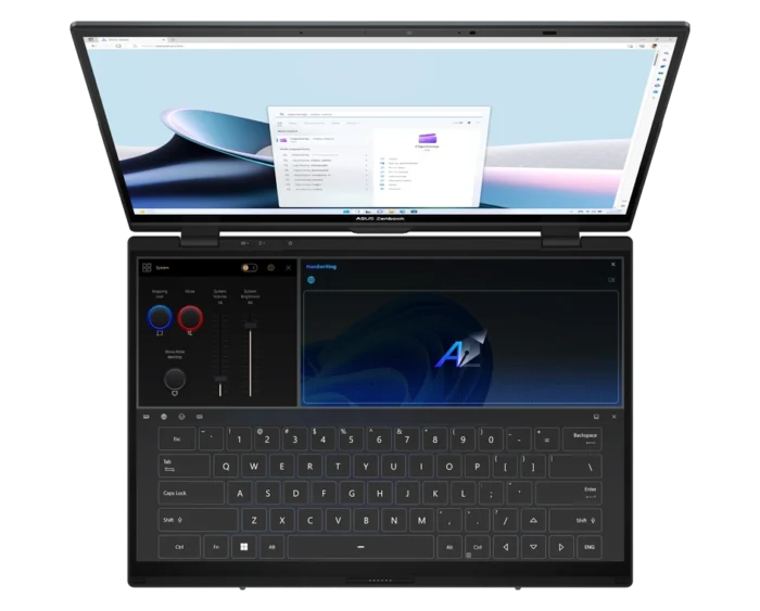 ASUS Zenbook DUO 14 OLED UX8406CA - PZ229WS(Intel® Core™ Ultra 9 Processor 285H/32GB RAM DDR5X/1TB M.2 NVMe™ PCIe® 4.0 SSD/14.0-inch, 3K (2880 x 1800) OLED /Microsoft Office Home & Student 2024/Windows 11 Home) - Image 4