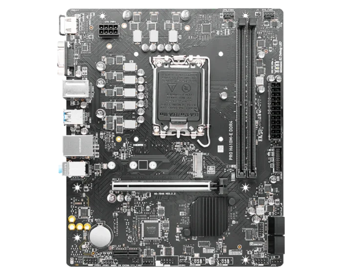 MSI Pro H610M E DDR4 Motherboard - Image 2