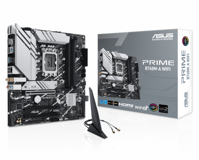 ASUS PRIME B760M-A WiFi DDR5 Motherboard - Image 1