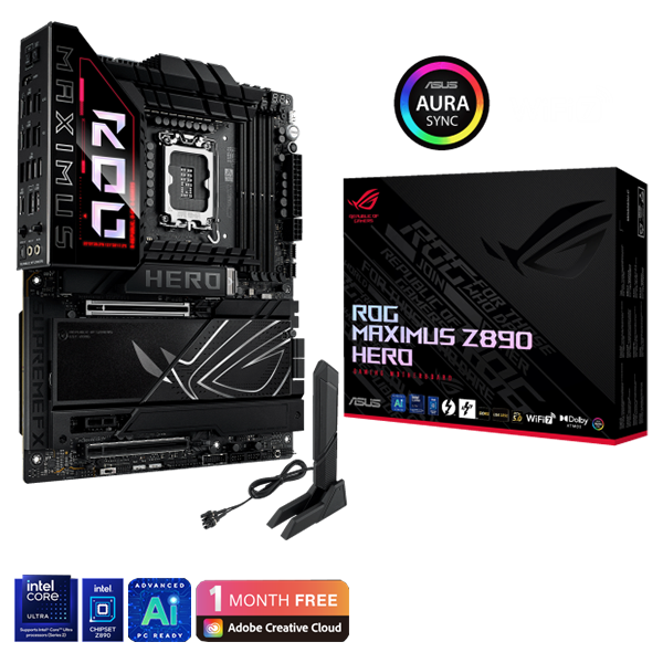 1 ASUS ROG MAXIMUS Z890 HERO Motherboard - Image 1