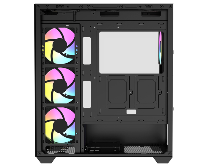 RAIDMAX Infinita I800 Black ARGB Mid-Tower Gaming Case - Image 4