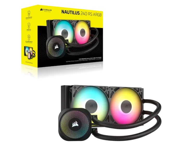 CORSAIR NAUTILUS 240 RS ARGB Liquid CPU Cooler - Image 9