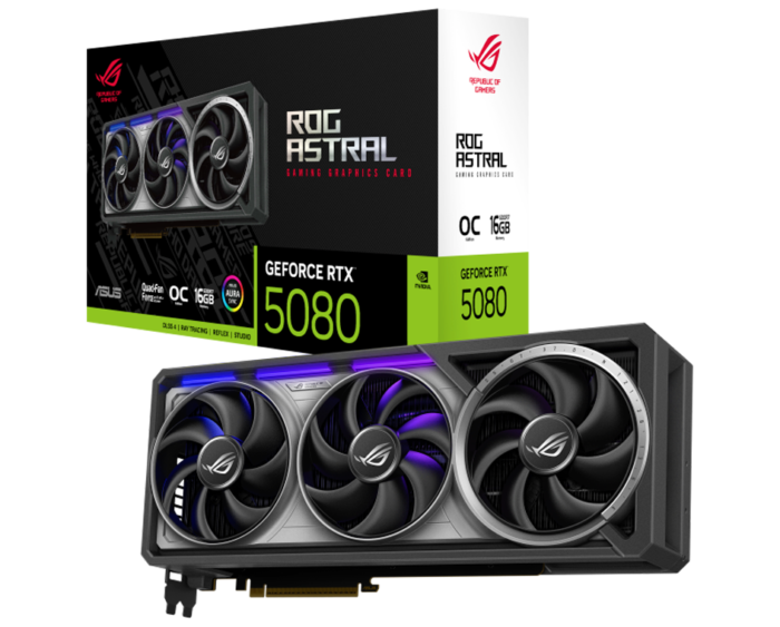 CAGPU6-1 ROG Astral GeForce RTX™ 5080 16GB GDDR7 OC Edition GPU - Image 1
