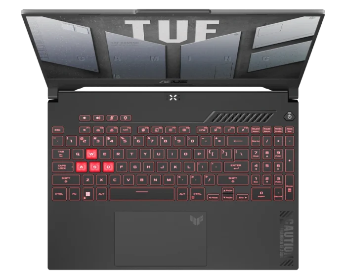 ASUS TUF Gaming A15 FA507NUR- LP088WS Laptop ( AMD Ryzen™ 7 7435HS CPU/16GB DDR5 RAM/512GB NVMe SSD/RTX 4050 6GB GPU/15.6 FHD 144Hz/Office Home & Student 2021/Windows 11 Home ) - Image 1